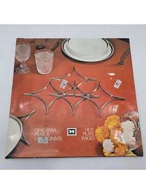 MCM Metal Geometric Trivet Hot Plate Racks Diamond Shapes Varying Designs